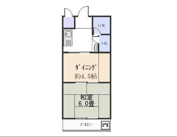 M’プラザ大住弐番館の物件間取画像